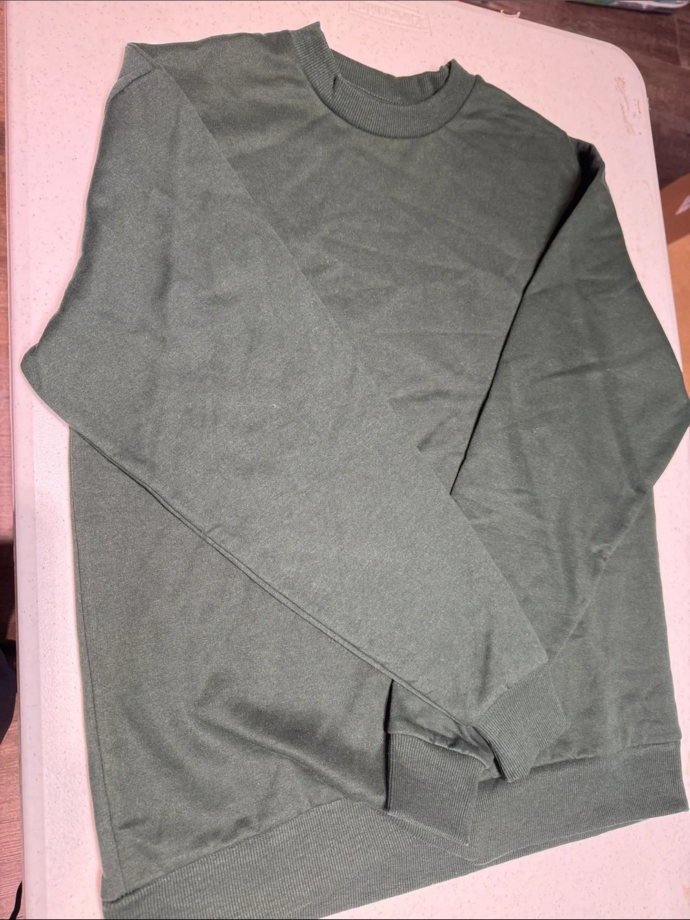 NWOT Sleepdown SZ LRG Men's Dark Green Crewneck Sweater‎